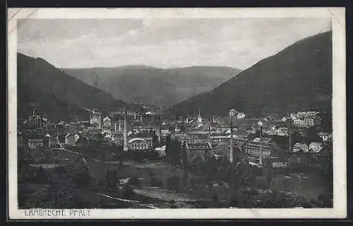 AK Lambrecht /Pfalz, Teilansicht mit Bergen