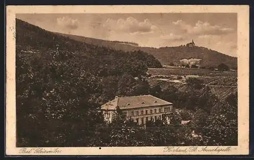 AK Bad Gleisweiler, Kurhaus mit St. Annakapelle