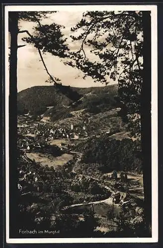 AK Forbach, Blick in das Murgtal