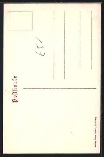 AK Alt-Hamburg, Fleet, Alte Gröningerstrasse