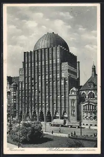 AK Hannover, Hochhaus mit Planetarium