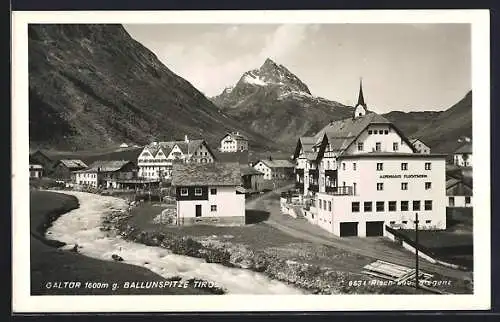 AK Galtür, Alpenhaus Fluchthorn