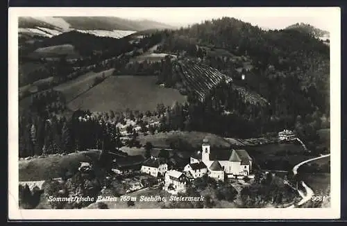 AK Ratten /Steiermark, Ortsansicht aus der Vogelschau