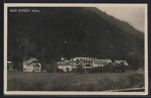 AK Bad Einöd /Stmk., Teilansicht am Bergfuss