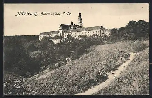 AK Altenburg /Horn, Blick auf herrschaftliches Gebäude