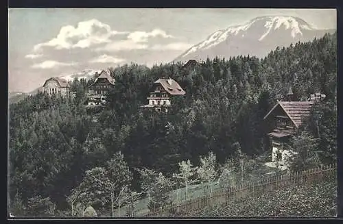 AK Semmering, Villen-Anlagen beim Südbahn-Hotel