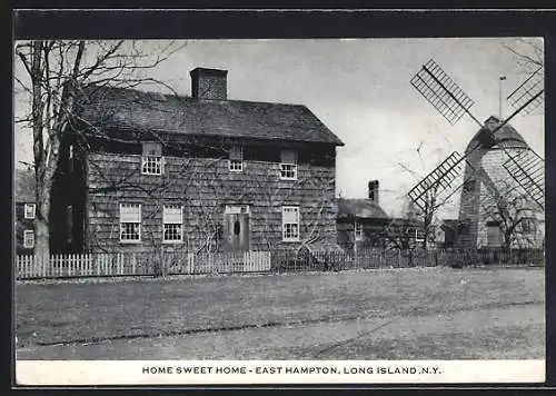 AK East Hampton, NY, House and Windmill