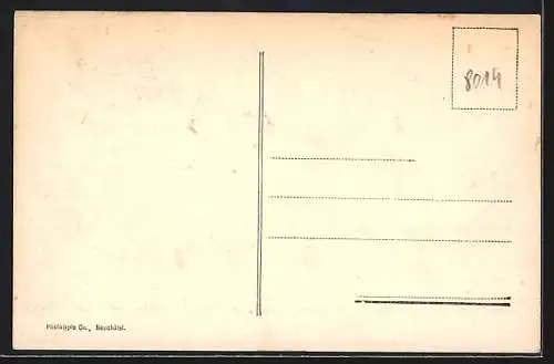 AK Thun, Ortsansicht mit Stockhornkette