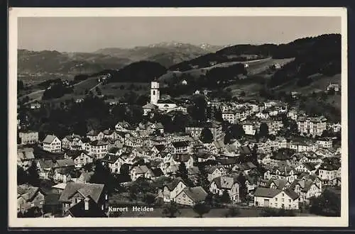 AK Heiden, Teilansicht aus der Vogelschau