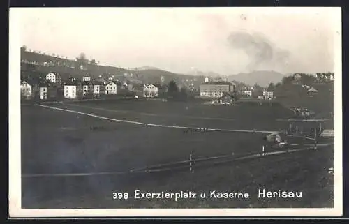 AK Herisau, Exerzierplatz und Kaserne