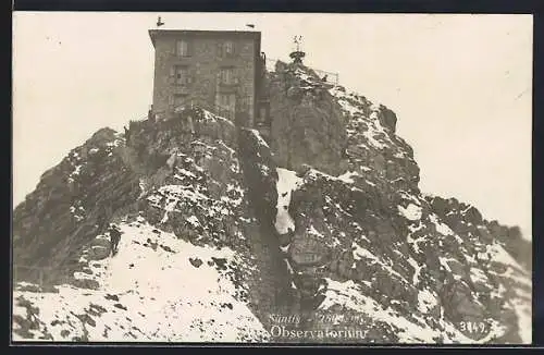 AK Säntis, Observatorium auf dem Gipfel