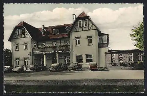 AK Itzenbüttel üb. Buchholz, Gasthaus zum grünen Jäger, Bes. Herbert Keller, Aussenansicht