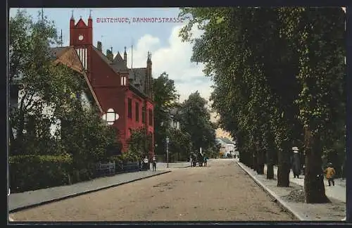 AK Buxtehude, Partie in der Bahnhofstrasse