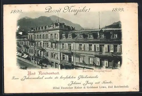 AK Bad Reichenhall, Kur-Hotel Deutscher Kaiser