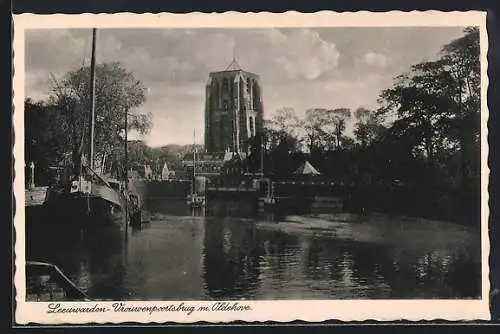 AK Leeuwarden, Vrouwenpoortsbrug m. Oldehove