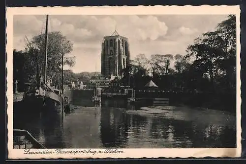 AK Leeuwarden, Vrouwenpoortsbrug m. Oldehove