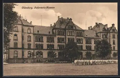 AK Oldenburg / O., Infanterie-Kaserne