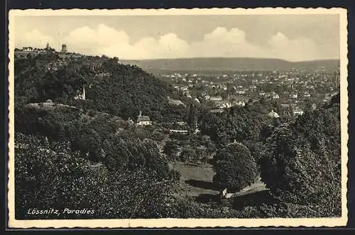 AK Lössnitz / Radebeul, Paradies