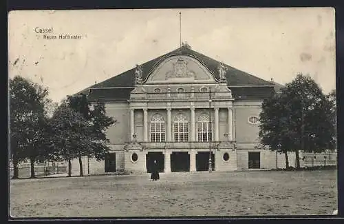 AK Kassel, Neues Hoftheater, Friedrichsplatz