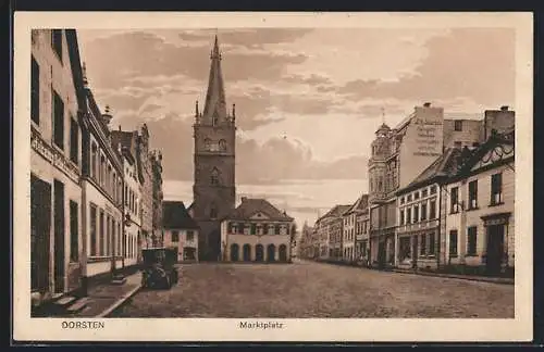 AK Dorsten, Marktplatz und Kirche