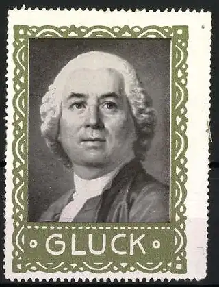 Reklamemarke Komponist Christoph Willibald Gluck