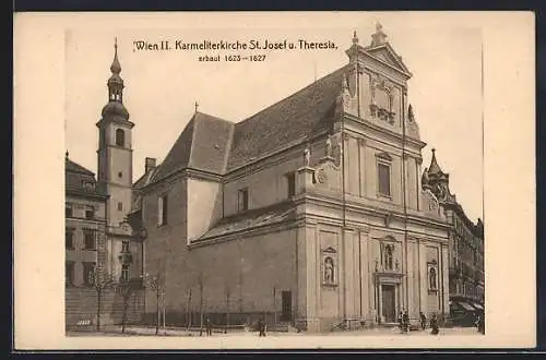 AK Wien, Karmeliterkirche St. Josef u. Theresia