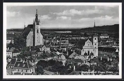 AK Krems, Teilansicht mit der Kirche