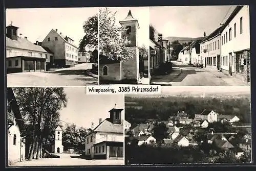 AK Wimpassing, Prinzersdorf, Kirche, Strassenpartien, Ortsansicht