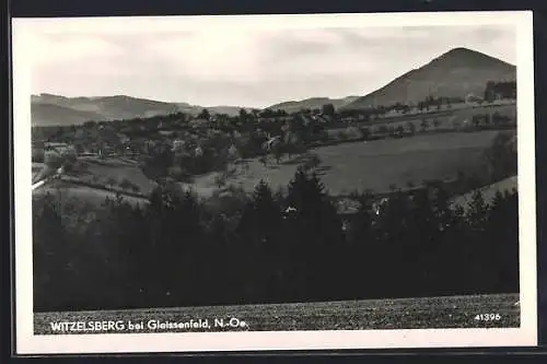 AK Witzelsberg /Gleissenfeld, Ortsansicht von einem Acker aus