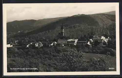 AK Giesshübl, Teilansicht mit Kirche