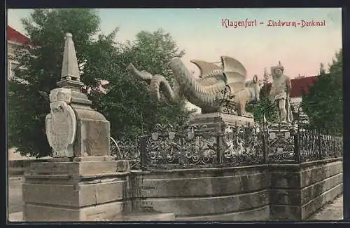 AK Klagenfurt, Das Lindwurm-Denkmal