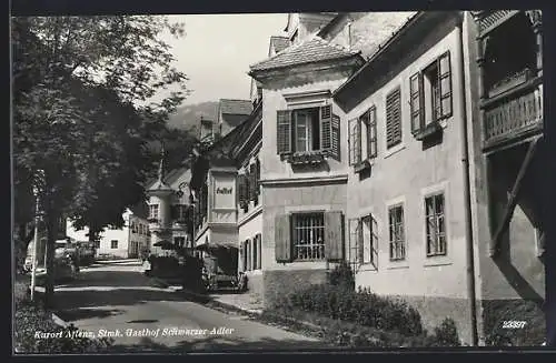 AK Aflenz /Stmk., Gasthof Schwarzer Adler