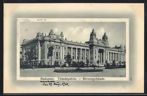 AK Budapest, Partie am Börsengebäude