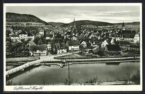 AK Nagold, Gesamtansicht mit Brücke