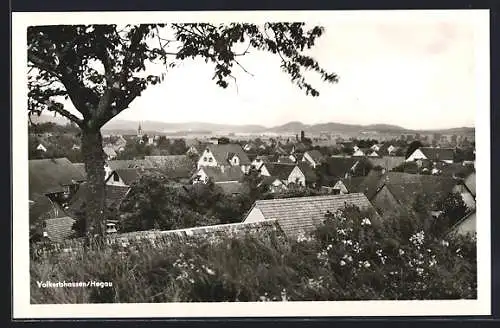 AK Volkertshausen, Blick über die Dächer der Ortschaft