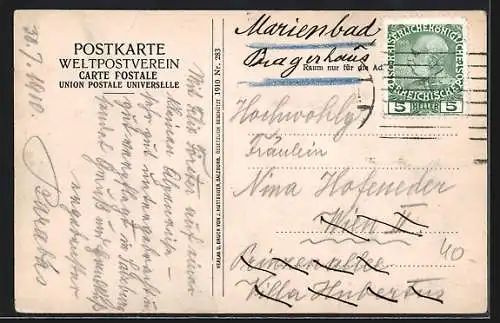 AK Salzburg, Strassenbahn vor der Staatsbrücke