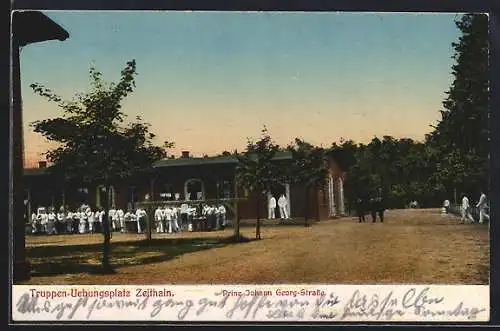 AK Zeithain, Truppen-Uebungsplatz, Prinz Johann Georg-Strasse