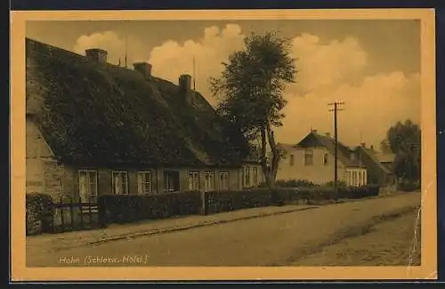 AK Hohn /Schlesw.-Holst., Blick auf Häuser