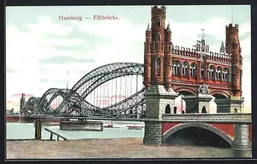 AK Hamburg-Rothenburgsort, Elbbrücke