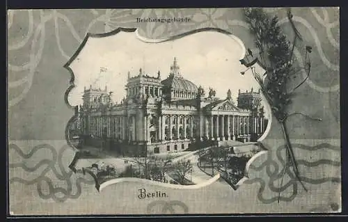 AK Berlin-Tiergarten, Reichstagsgebäude