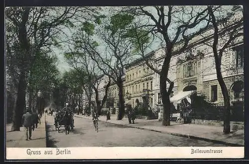 AK Berlin-Tiergarten, Ansicht der Bellevuestrasse