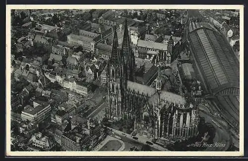 AK Köln, Blick auf den Dom