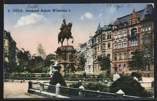 AK Köln, Denkmal Kaiser Wilhelms I.