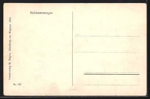 AK Schafberg, Partie mit Zahnradbahn