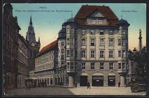 AK Prag / Praha, Palais des Assekuranz-Vereines der Zuckerindustrie am Havlicek-Platz