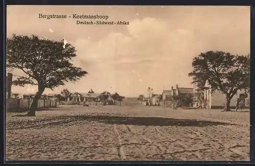 AK Keetmanshoop /Deutsch-Südwest-Afrika, Partie auf der Bergstrasse