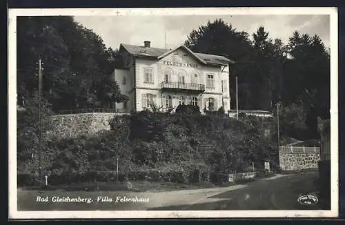 AK Bad Gleichenberg, Blick auf die Villa Felsenhaus