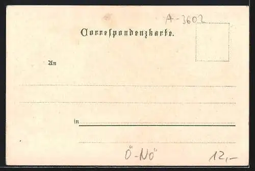 Künstler-AK Rossatz, Ortsansicht und Strassenpartie