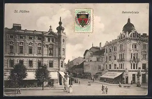 AK St. Pölten, Restaurant Kaiserkrone am Bahnhofplatz