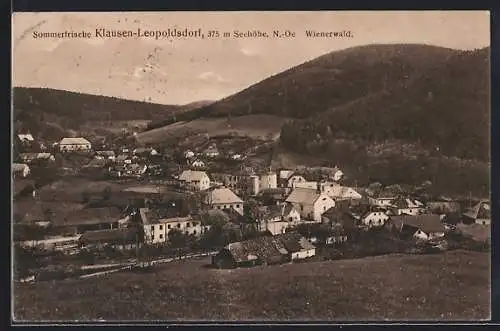 AK Klausen-Leopoldsdorf, Blick über den Ort